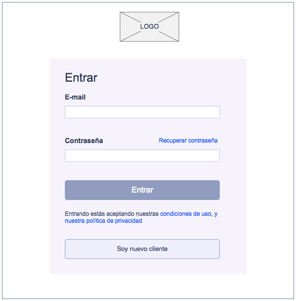 En este caso, el mismo formulario se ha pensado mejor respecto a la forma de presentar la información al usuario, el cual no tiene que leer demasiado y se centra directamente en lo que se pide de forma ágil.